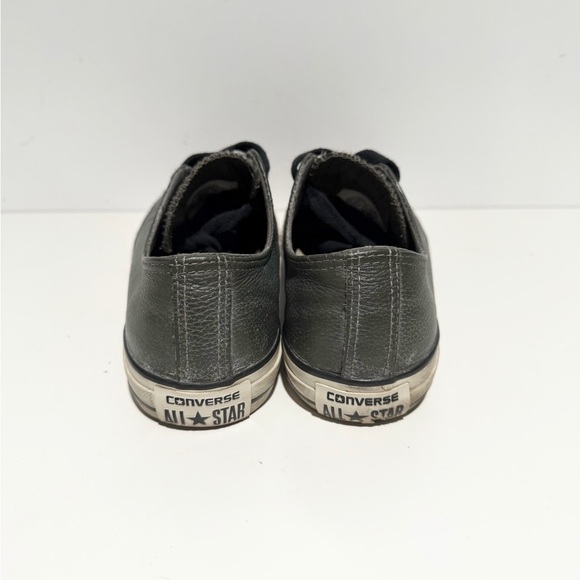 Converse X Chuck Taylor Ox John Varvatos Pebbled Black Leather Size 6.5 - Picture 5 of 9